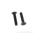 grade 8.8 black zinc hex socket flat head screw